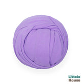 Neutral Jersey Velvet Stretch Wrap | Lavender